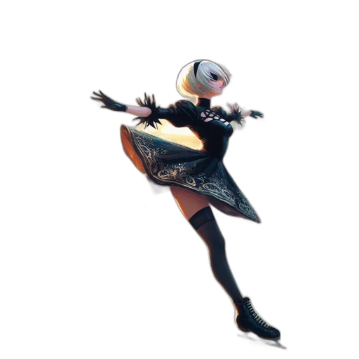 dress, weapon, jacket, staff transparent PNG cut-out