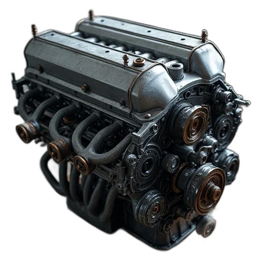 car, weapon, robot, 3d render transparent PNG cut-out