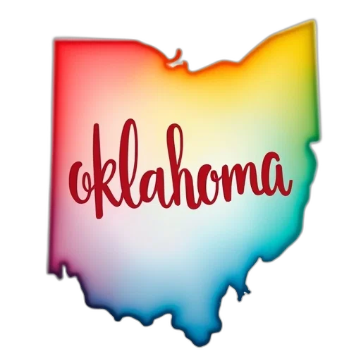 watercolor, colorful, rainbow, ohio transparent PNG cut-out