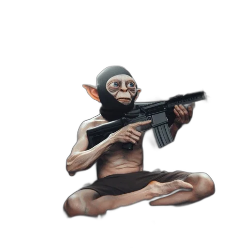 weapon, creature, animal, staff transparent PNG cut-out