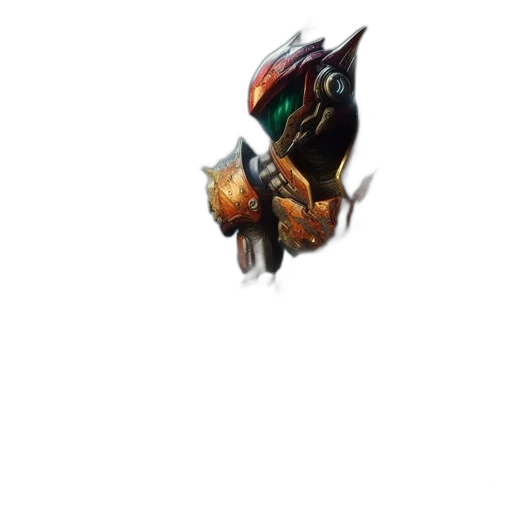 dragon, mask, weapon, creature transparent PNG cut-out