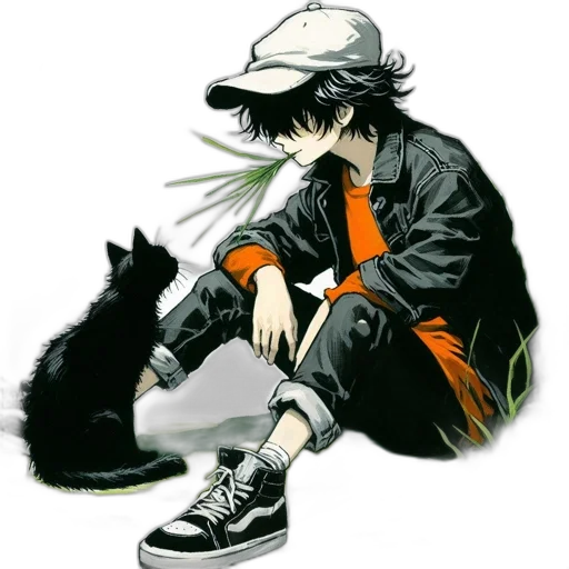 animal, hat, jacket, creature transparent PNG cut-out