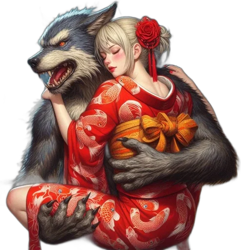 dress, creature, animal, concept art transparent PNG cut-out