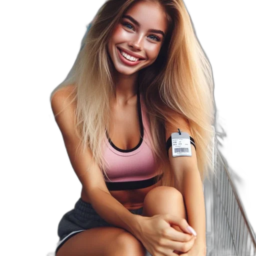 hair, dress, staff, face transparent PNG cut-out