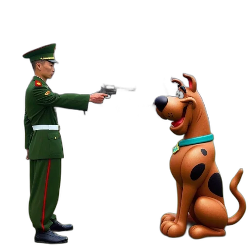 weapon, staff, animal, robot transparent PNG cut-out