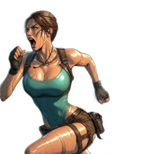weapon, concept art, cyberpunk, comic book art transparent PNG cut-out