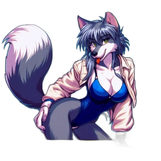 staff, jacket, animal, creature transparent PNG cut-out