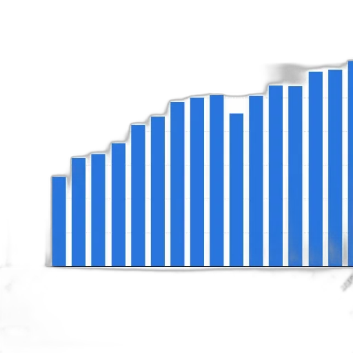 bar, chart, shows, growth transparent PNG cut-out