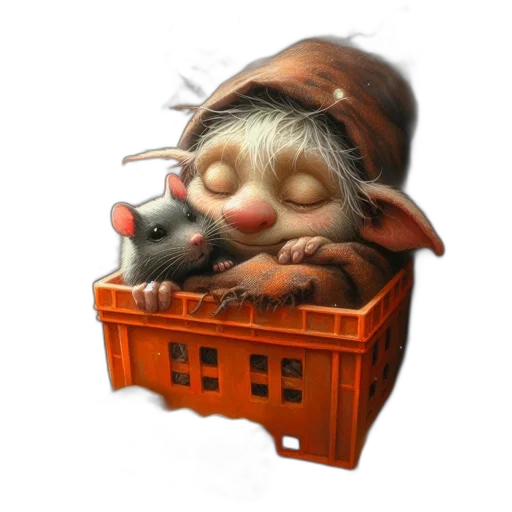 creature, hat, animal, concept art transparent PNG cut-out