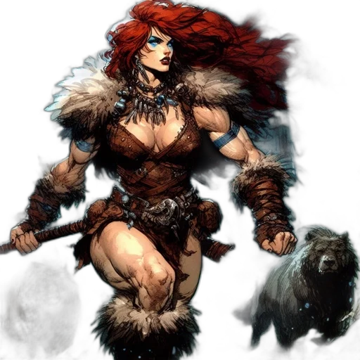 fantasy art, concept art, comic book art, pixel art transparent PNG cut-out