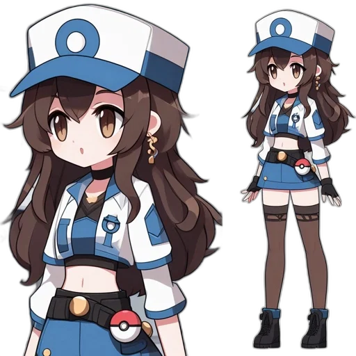 staff, hat, dress, concept art transparent PNG cut-out