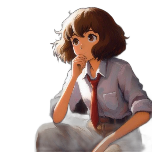 face, jacket, staff, robot transparent PNG cut-out