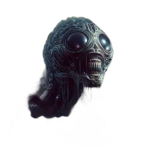 mask, robot, face, creature transparent PNG cut-out