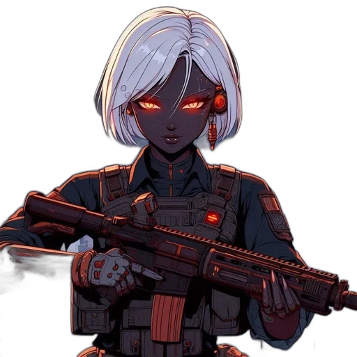 weapon, staff, jacket, concept art transparent PNG cut-out