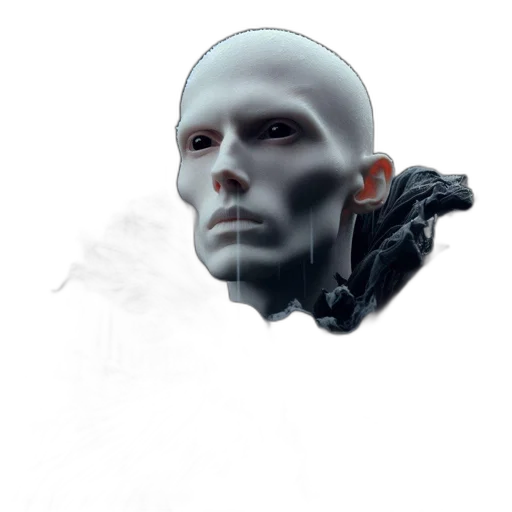 mask, face, robot, creature transparent PNG cut-out
