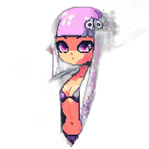 dress, staff, hat, weapon transparent PNG cut-out