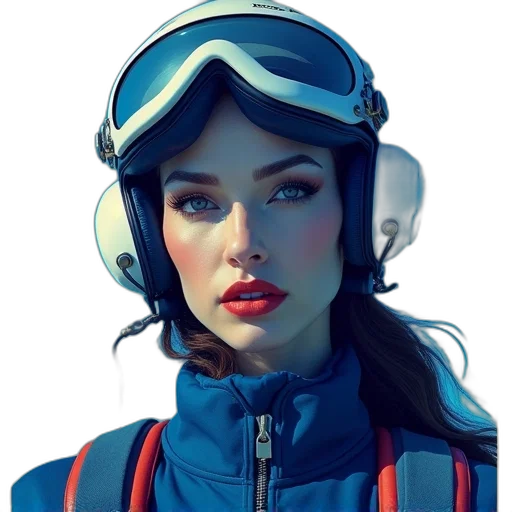 face, jacket, mask, hat transparent PNG cut-out