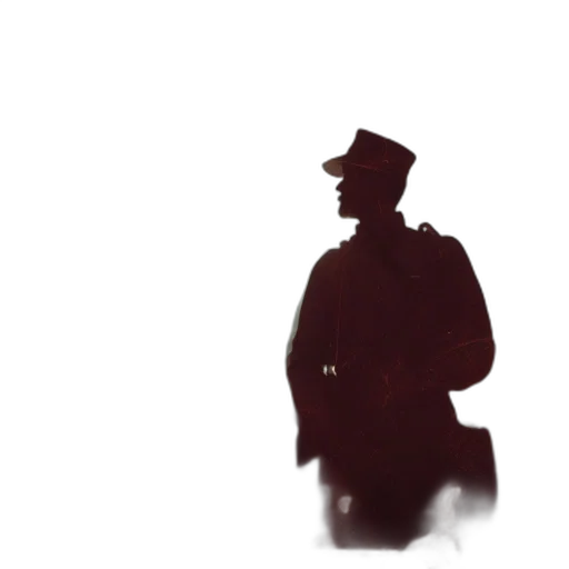 staff, hat, jacket, face transparent PNG cut-out