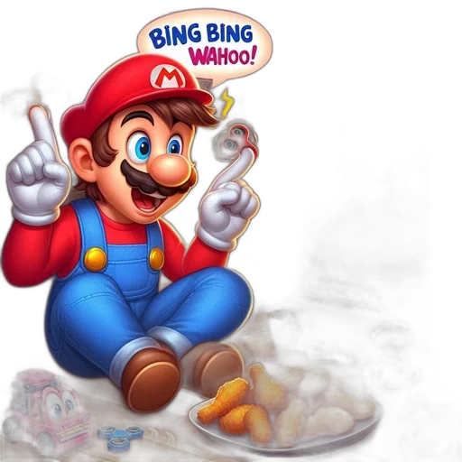food, pixel art, 3d render, concept art transparent PNG cut-out