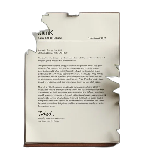 sample, bank, statement transparent PNG cut-out