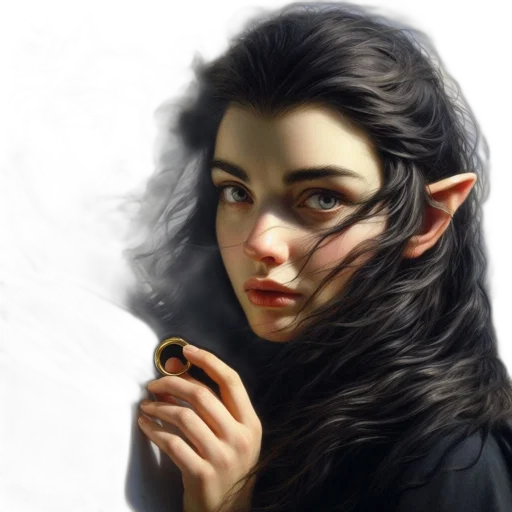 face, dragon, staff, jewelry transparent PNG cut-out