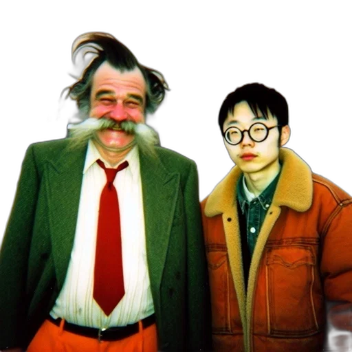 jacket, mask, staff, face transparent PNG cut-out