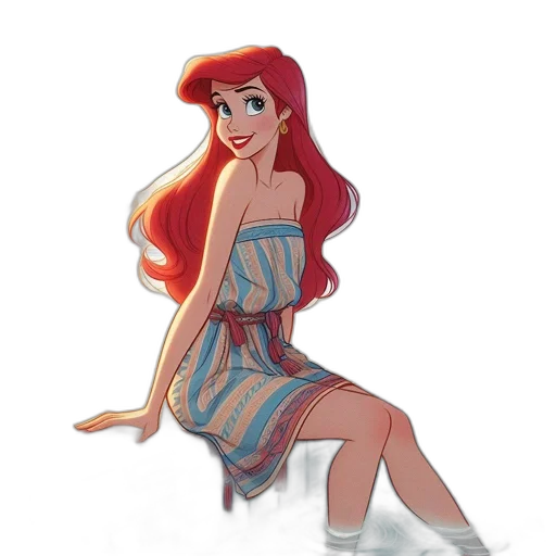 dress, crown, watercolor, cartoon transparent PNG cut-out