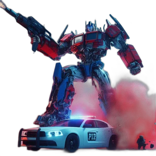 robot, car, weapon, concept art transparent PNG cut-out
