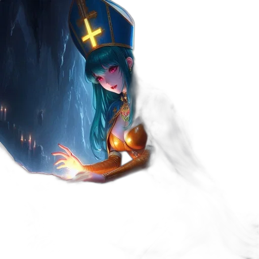 staff, dragon, crown, sword transparent PNG cut-out