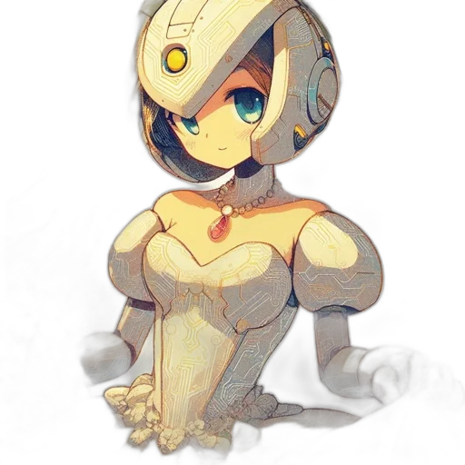 robot, creature, mask, dress transparent PNG cut-out