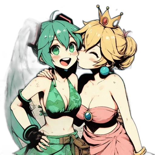 crown, dress, staff, concept art transparent PNG cut-out