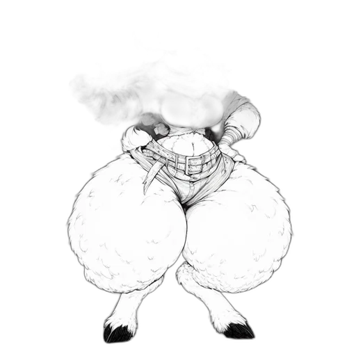 creature, mask, animal, jacket transparent PNG cut-out