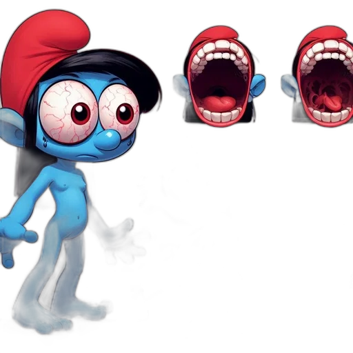 concept art, 3d render, cartoon, comic book art transparent PNG cut-out