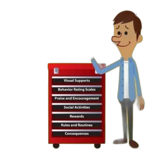 staff, furniture, 3d render, cartoon transparent PNG cut-out