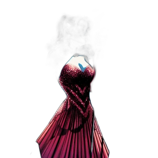 dress, hair, mask, crown transparent PNG cut-out