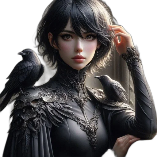jewelry, dress, mask, face transparent PNG cut-out