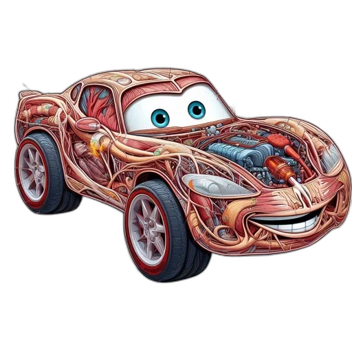 car, robot, animal, creature transparent PNG cut-out