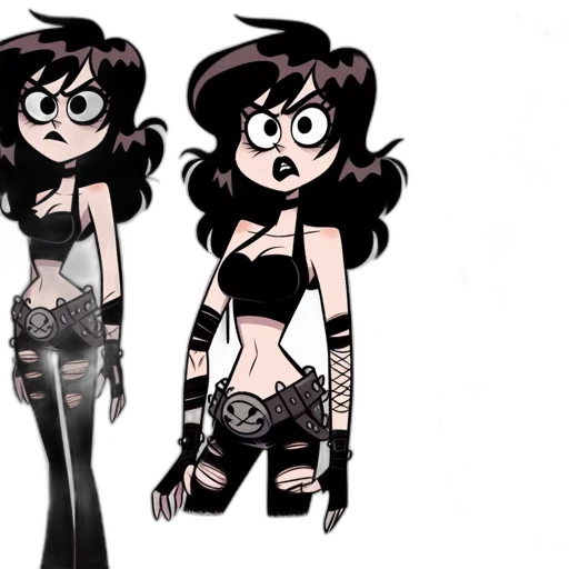 concept art, cartoon, comic book art, anime transparent PNG cut-out