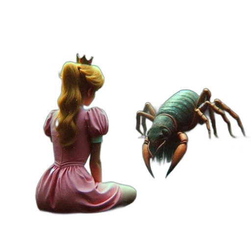 creature, crown, dress, animal transparent PNG cut-out