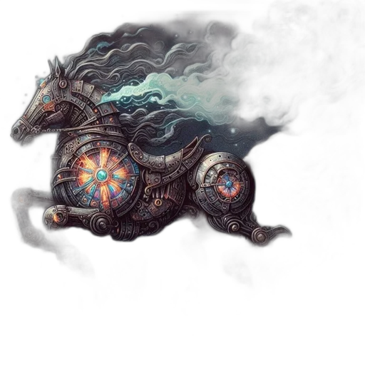 dragon, creature, animal, staff transparent PNG cut-out