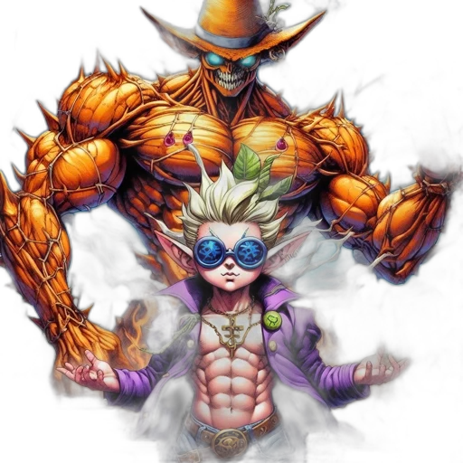concept art, comic book art, fantasy art, anime transparent PNG cut-out