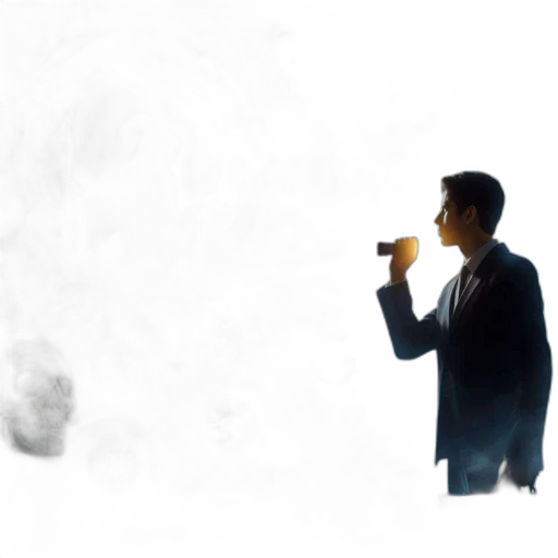 staff, jacket, concept art, photorealistic transparent PNG cut-out