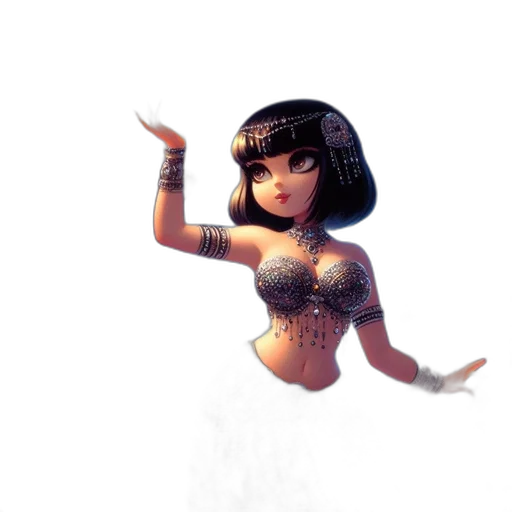 staff, dress, jewelry, robot transparent PNG cut-out