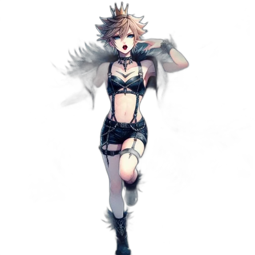 staff, dress, weapon, creature transparent PNG cut-out