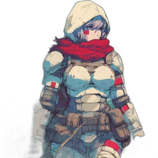 jacket, weapon, robot, dress transparent PNG cut-out