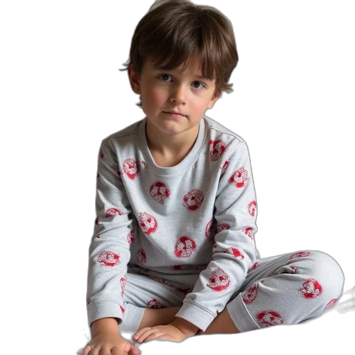 photorealistic, boys, grey, red transparent PNG cut-out