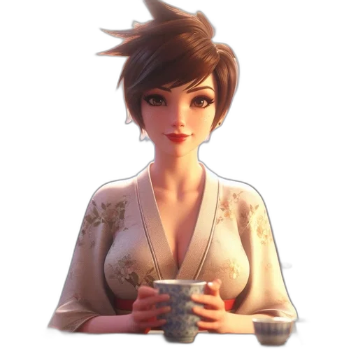dress, staff, face, jewelry transparent PNG cut-out