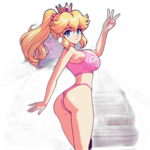 dress, crown, concept art, vaporwave transparent PNG cut-out