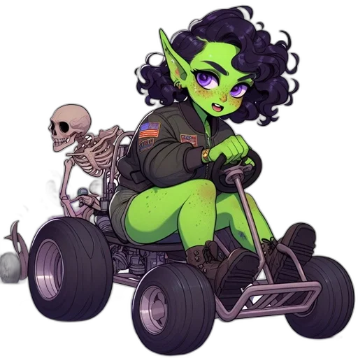 car, concept art, fantasy art, comic book art transparent PNG cut-out