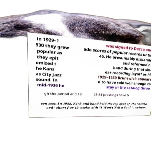 animal, 1929-1936, band, signed transparent PNG cut-out